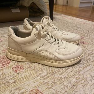 Everlane off white retro leather sneakers